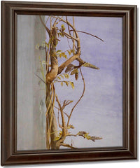 Wisteria On A Wall By Fidelia Bridges Fine Art Print