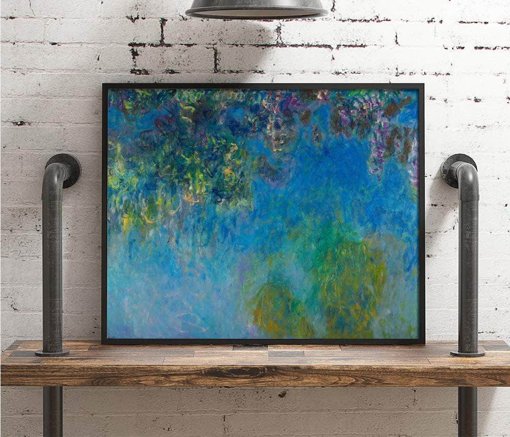 Wisteria Painting Claude Monet Canvas Art Fine Art Print