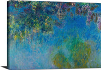 Wisteria Painting Claude Monet Canvas Art Fine Art Print