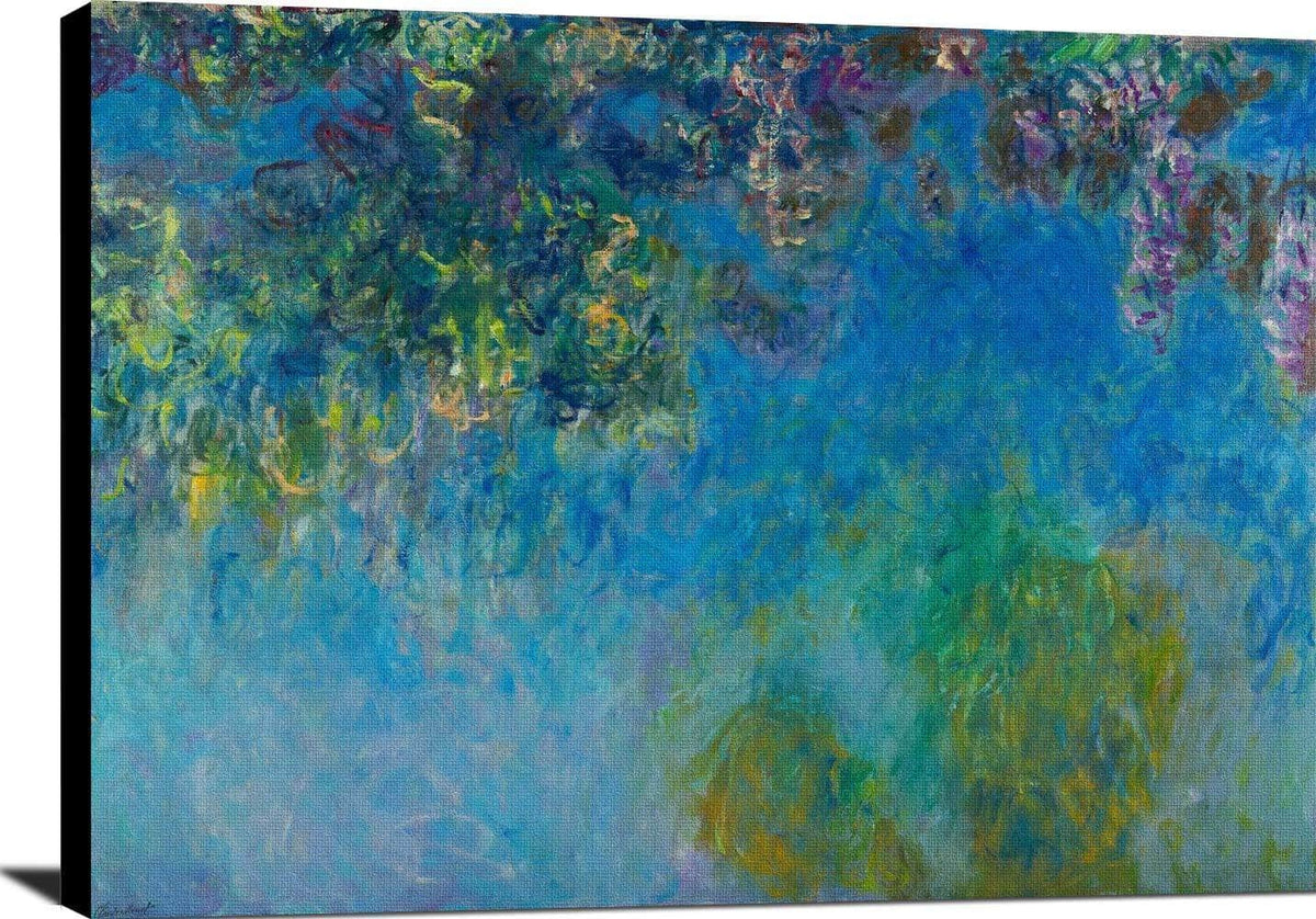 Wisteria Painting Claude Monet Canvas Art Fine Art Print