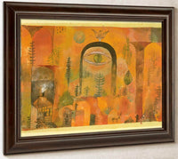 With The Eagle 1918 85 By Paul Klee Fine Art Print