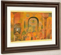 With The Eagle 1918 85 By Paul Klee Fine Art Print