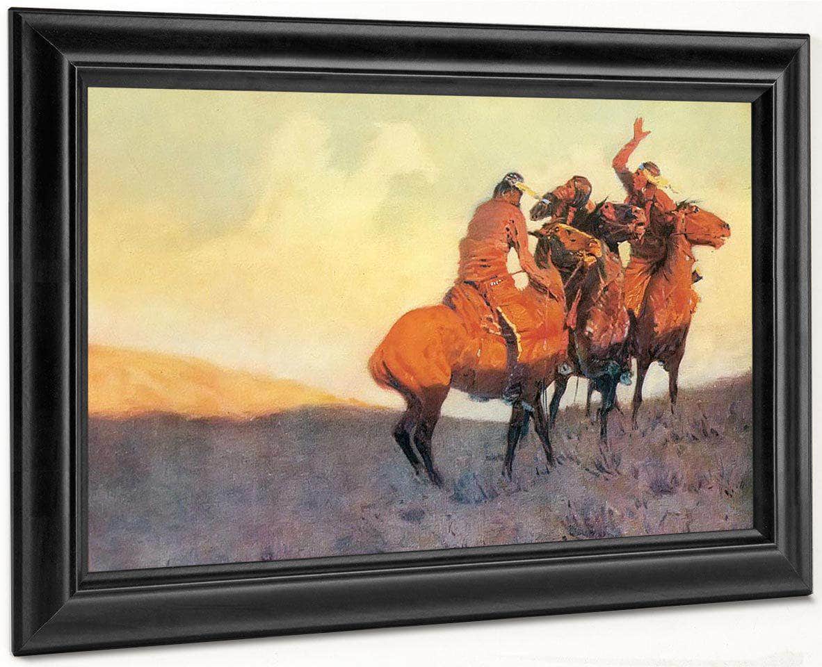 With The Eye Of The Mind By Frederic Remington Fine Art Print