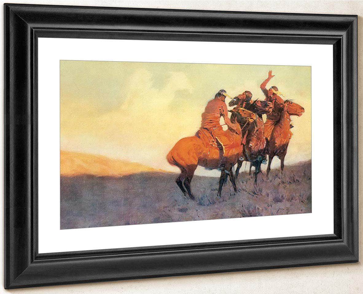 With The Eye Of The Mind By Frederic Remington Fine Art Print