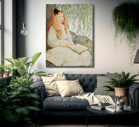 With Thoughtful Eyes By Jessie Willcox Smith Fine Art Print