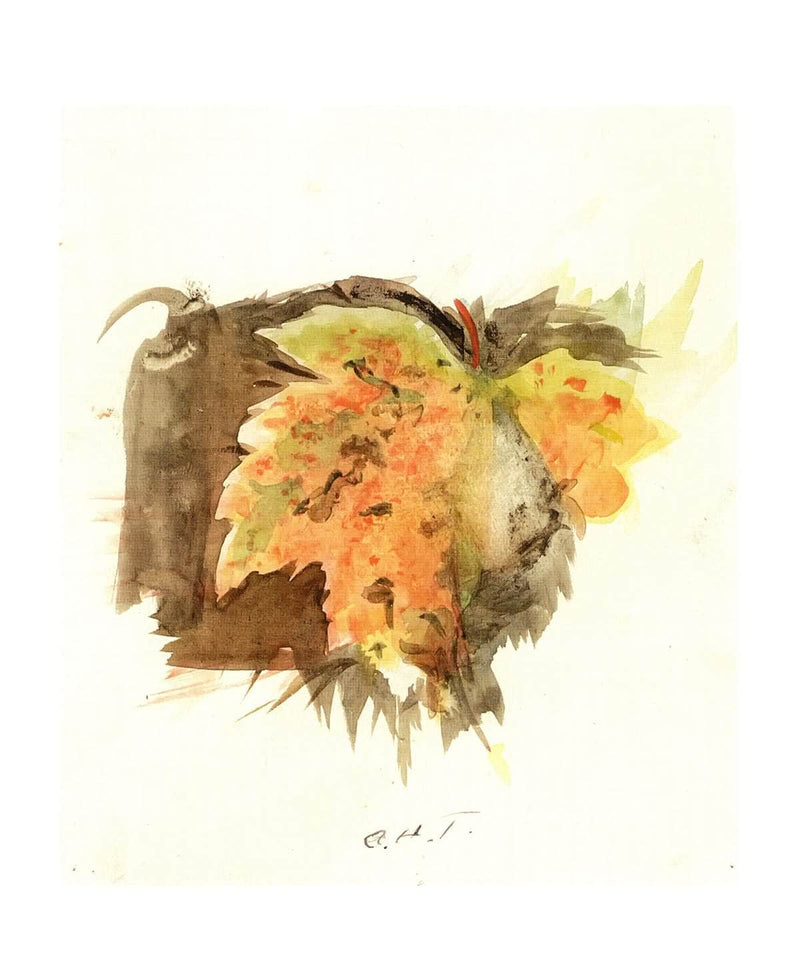 Withered Leaf By Abbott Handerson Thayer Fine Art Print Fine Art Print