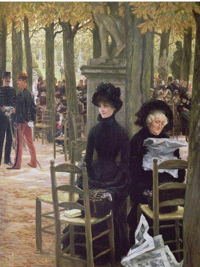 Without A Dowry (Sans Dot) By James Tissot Fine Art Print