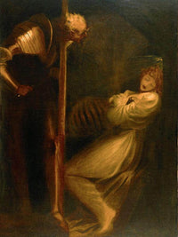 Wolfram Observing His Wife In Her Walled In Cell With The Skeleton Of Her Lover By Henry Fuseli Fine Art Print