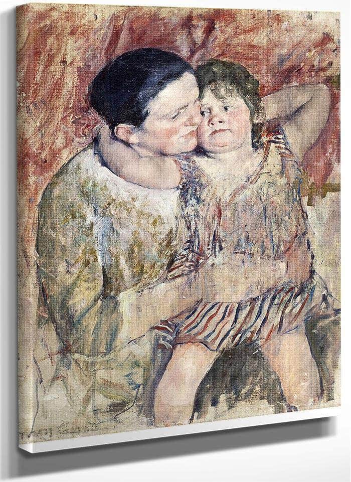 Woman And Child (Mujer Y Nino) By Odilon Redon Fine Art Print