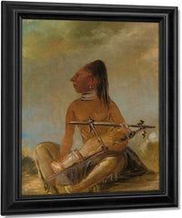 Woman And Child, Showing How The Heads Of Children Are Flattened By George Catlin Fine Art Print