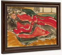 Woman Asleep By Arthur Dove Fine Art Print