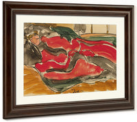 Woman Asleep By Arthur Dove Fine Art Print