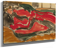 Woman Asleep By Arthur Dove Fine Art Print