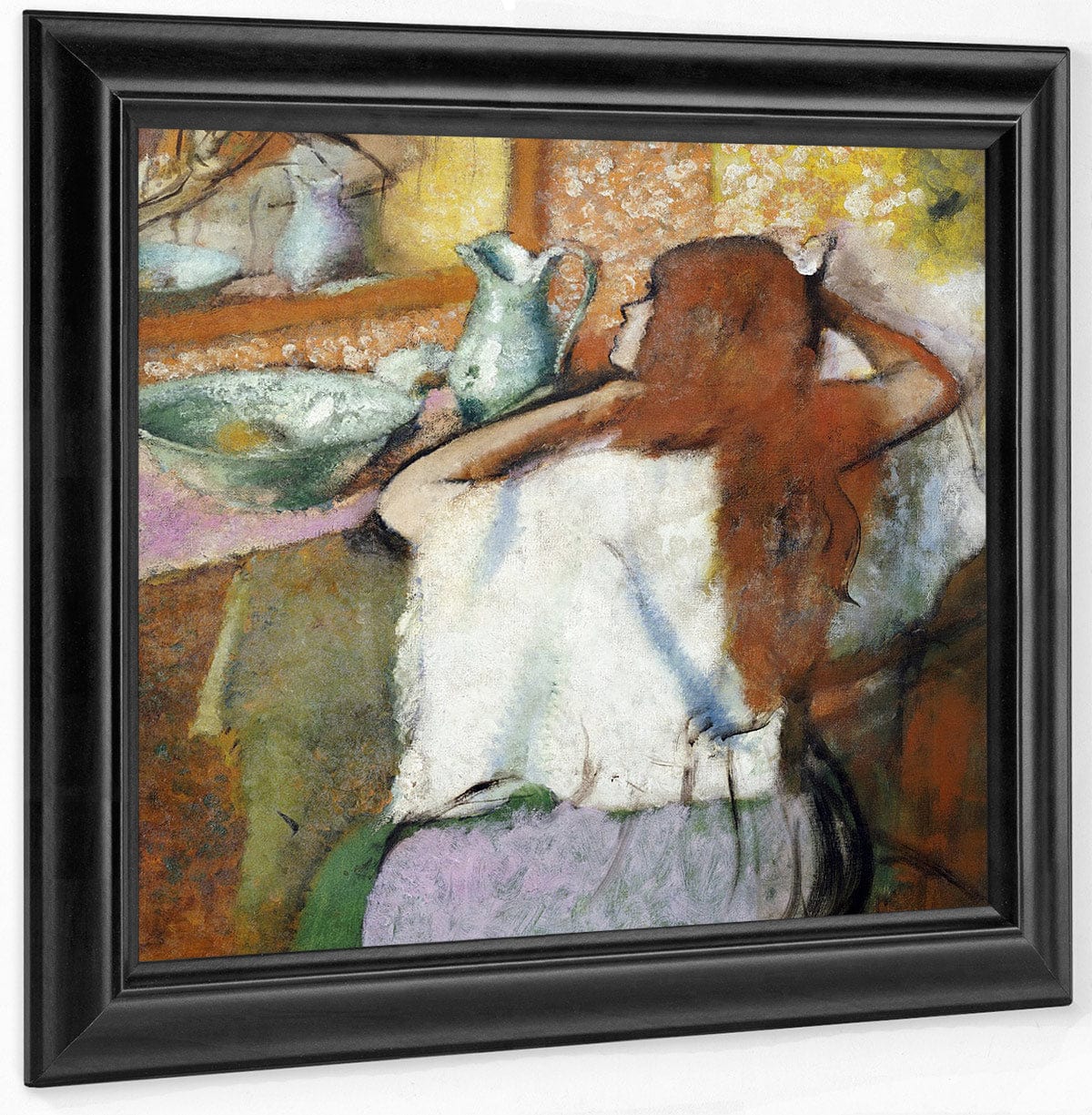 Woman At Her Toilet By Edgar Degas Fine Art Print