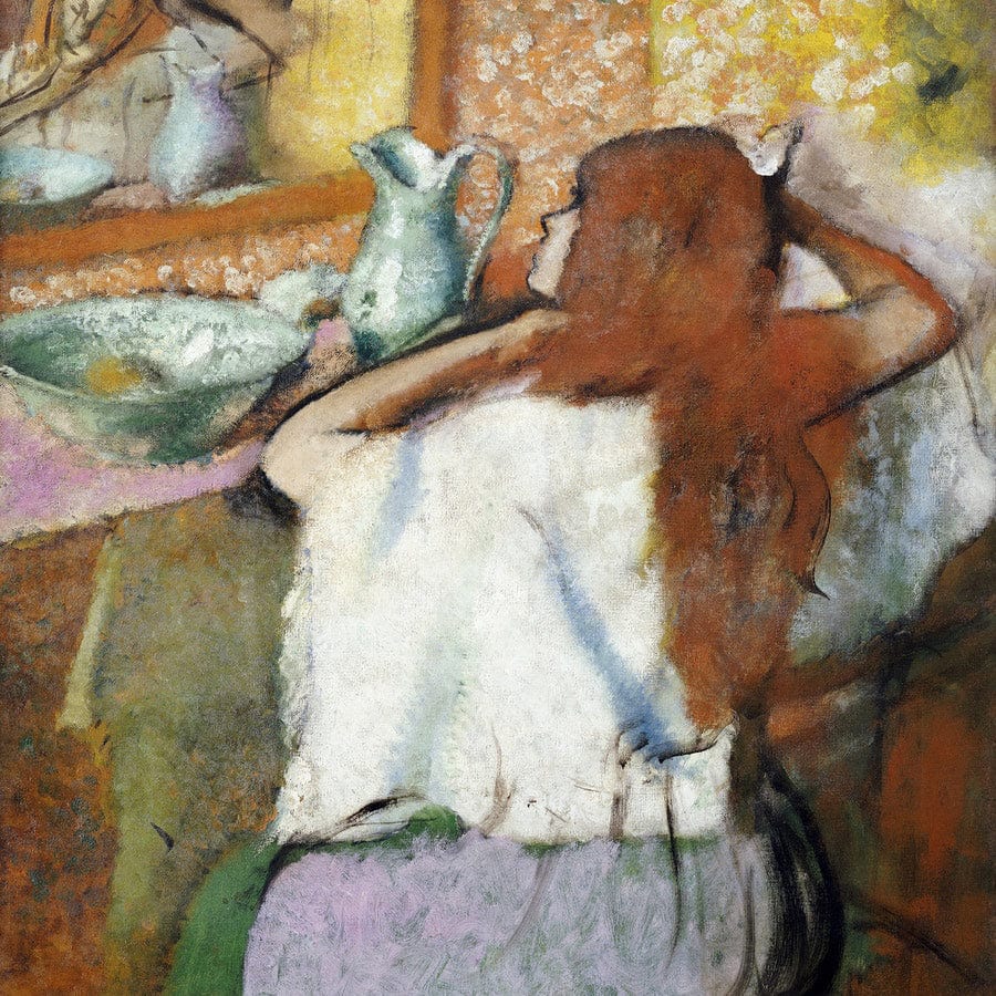 Woman At Her Toilet By Edgar Degas Fine Art Print