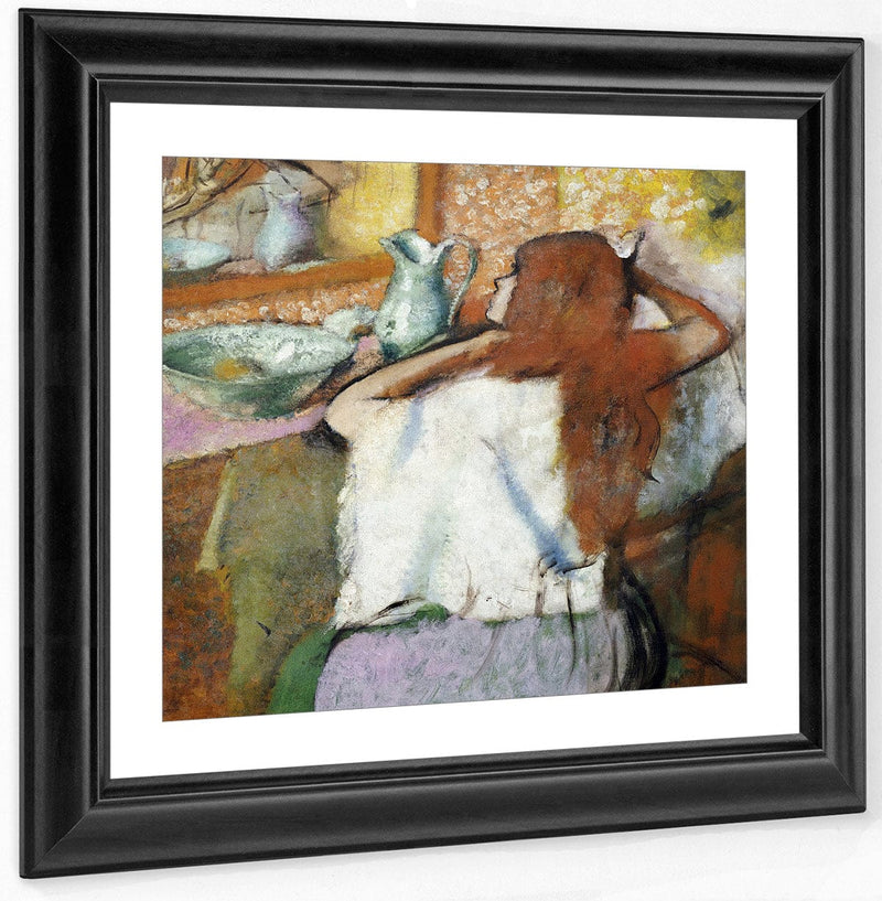 Woman At Her Toilet By Edgar Degas Fine Art Print