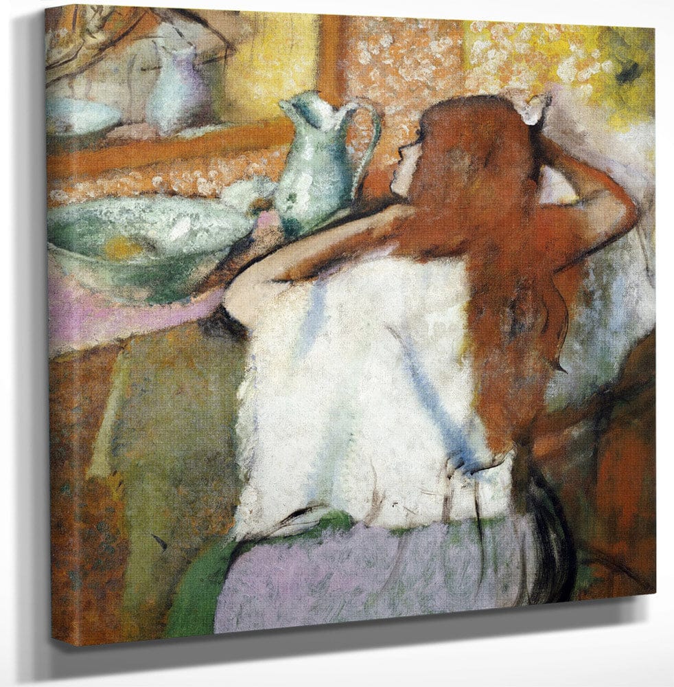 Woman At Her Toilet By Edgar Degas Fine Art Print