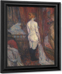 Woman Before A Mirror 1897 By Henri De Toulouse Lautrec Fine Art Print