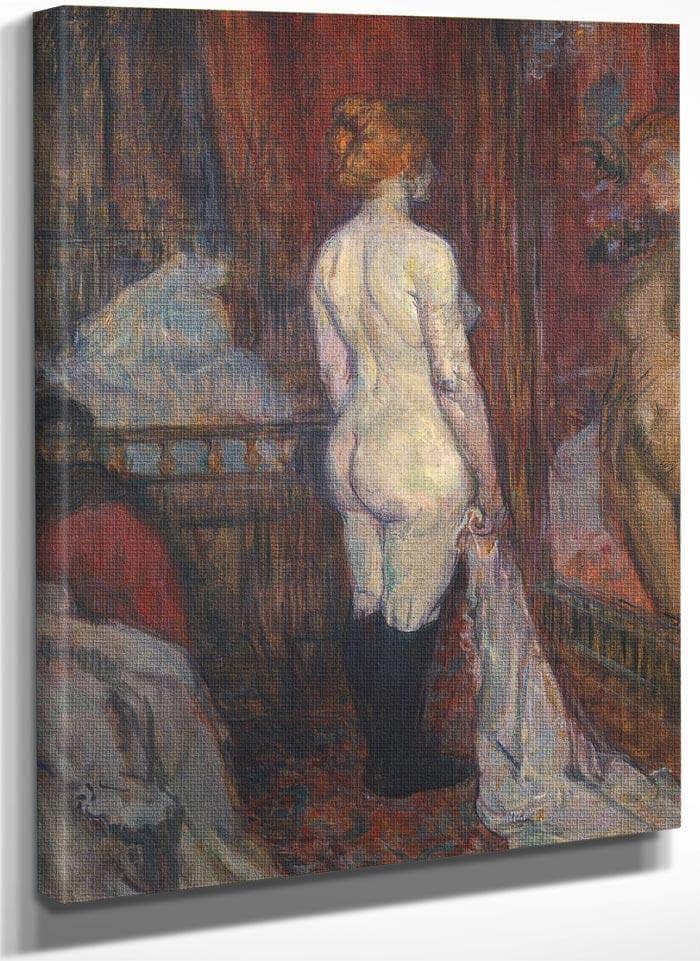 Woman Before A Mirror 1897 By Henri De Toulouse Lautrec Fine Art Print