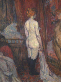 Woman Before A Mirror 1897 By Henri De Toulouse Lautrec Fine Art Print
