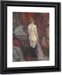 Woman Before A Mirror 1897 By Henri De Toulouse Lautrec Fine Art Print