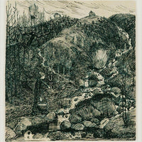 Woman By A Stream By Nicolai Astrup Fine Art Print