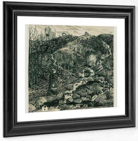 Woman By A Stream By Nicolai Astrup Fine Art Print