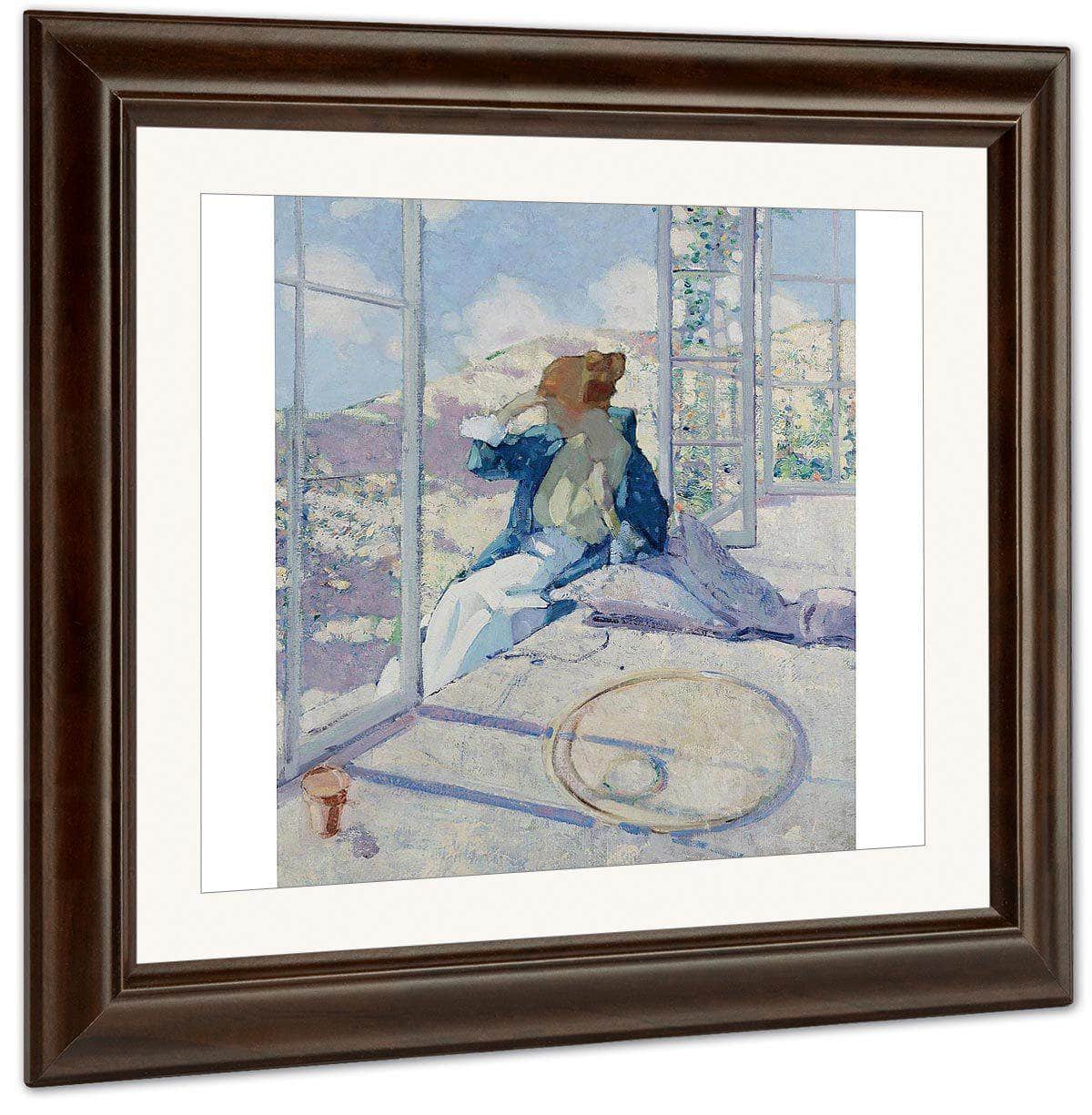 Woman By A Window By Richard Edward Miller Fine Art Print