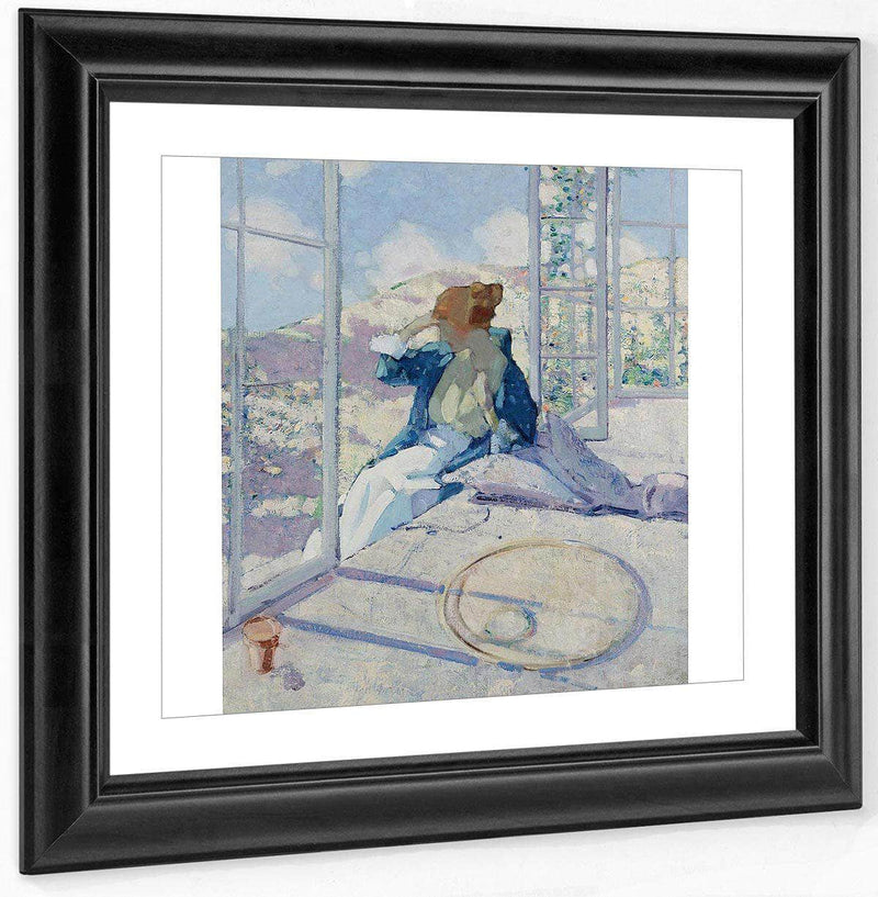 Woman By A Window By Richard Edward Miller Fine Art Print