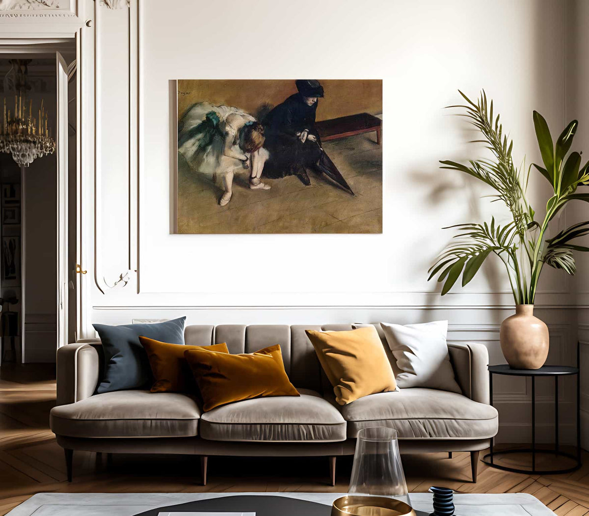 Woman By Edgar Degas Fine Art Print