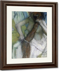 Woman Combing Her Hair 1 By Edgar Degas Fine Art Print