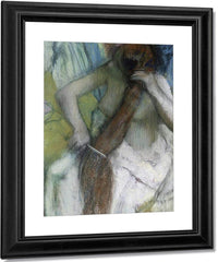 Woman Combing Her Hair 1 By Edgar Degas Fine Art Print