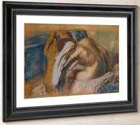 Woman Drying Her Hair, After The Bath By Edgar Degas Fine Art Print