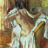 Woman Drying Herself 1 By Edgar Degas Fine Art Print