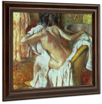 Woman Drying Herself 1 By Edgar Degas Fine Art Print