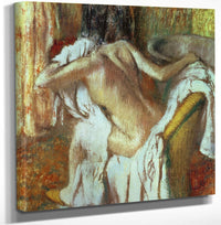 Woman Drying Herself 1 By Edgar Degas Fine Art Print