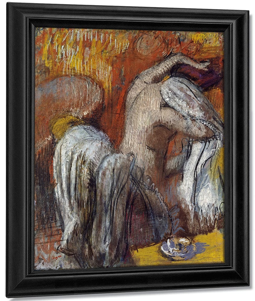 Woman Drying Herself By Edgar Degas Fine Art Print
