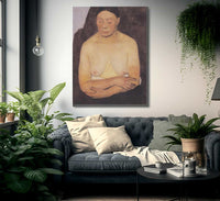Woman Half Naked By Paula Modersohn Becker Fine Art Print