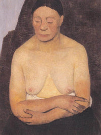Woman Half Naked By Paula Modersohn Becker Fine Art Print