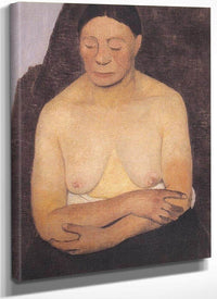 Woman Half Naked By Paula Modersohn Becker Fine Art Print