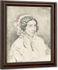 Woman In A Ruffled Cap (Dame Agee) By Edgar Degas Fine Art Print