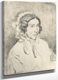 Woman In A Ruffled Cap (Dame Agee) By Edgar Degas Fine Art Print