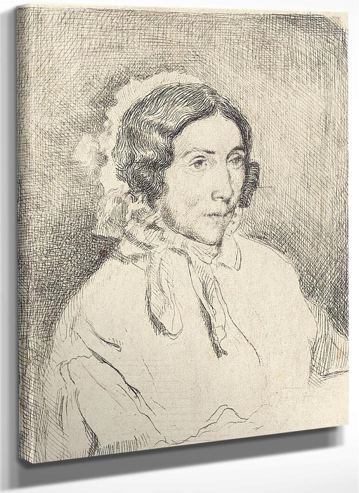 Woman In A Ruffled Cap (Dame Agee) By Edgar Degas Fine Art Print