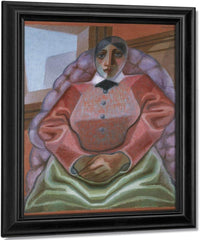 Woman In An Armchair By Juan Gris Fine Art Print