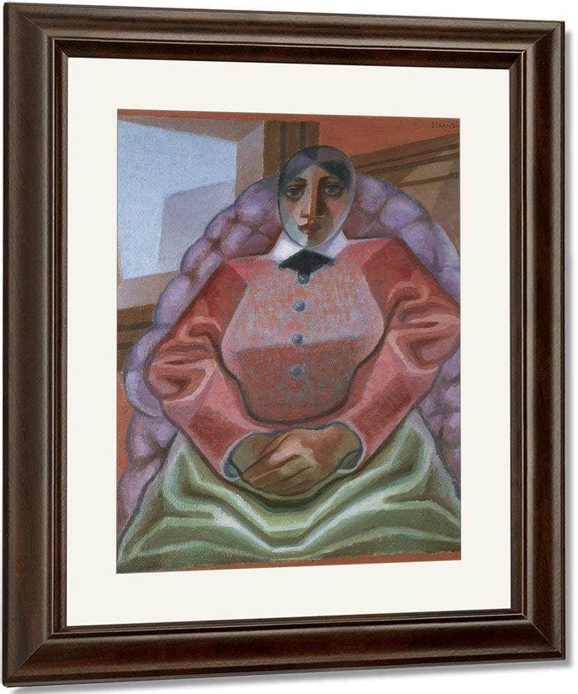 Woman In An Armchair By Juan Gris Fine Art Print