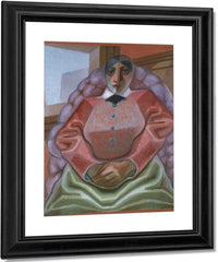 Woman In An Armchair By Juan Gris Fine Art Print