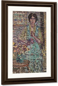 Woman In Green Dress By Maurice Brazil Prendergast Fine Art Print
