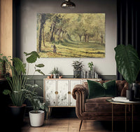 Woman In The Forest By Claude Monet Fine Art Print