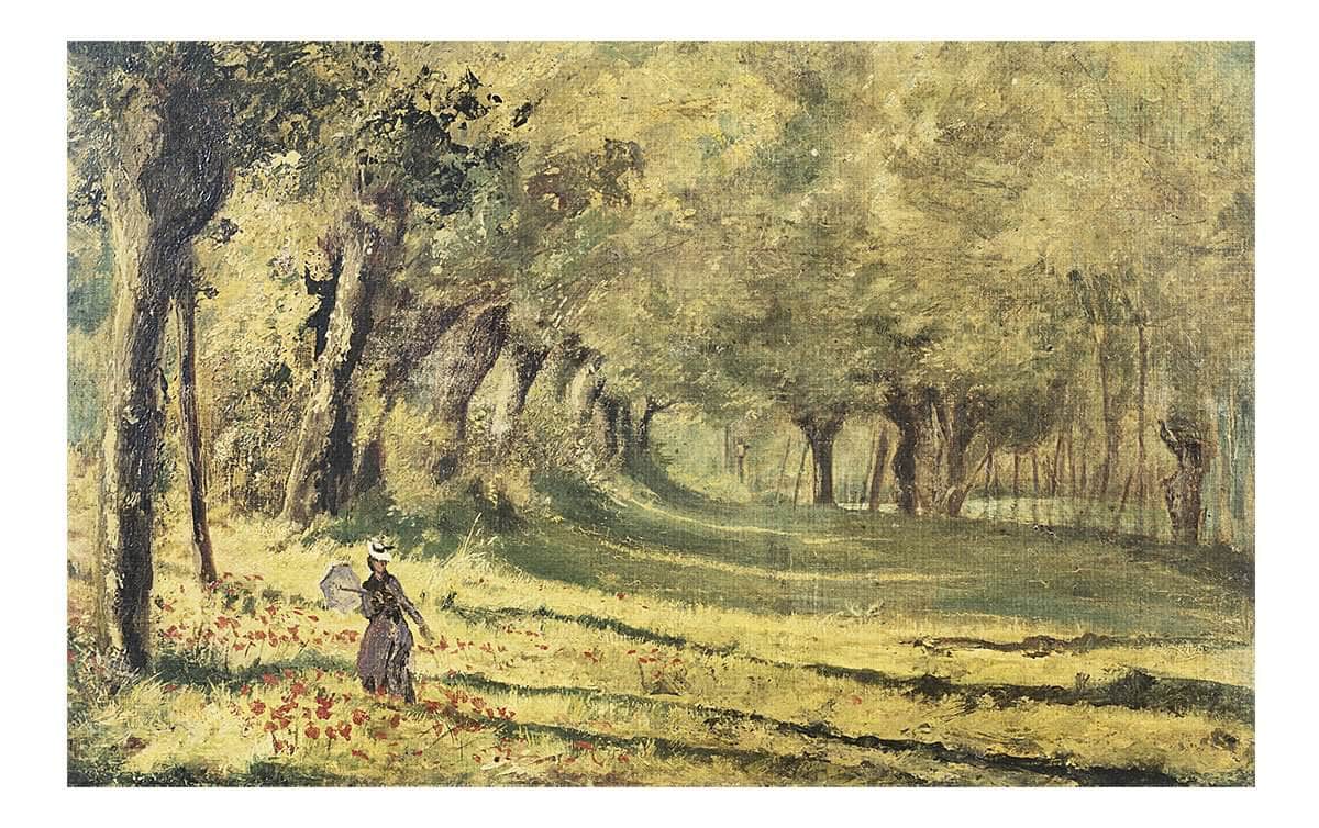 Woman In The Forest By Claude Monet Fine Art Print Fine Art Print