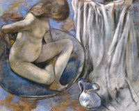 Woman In The Tub By Edgar Degas Fine Art Print